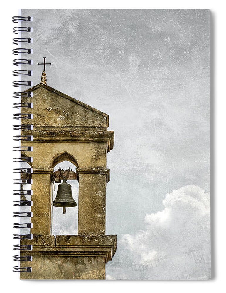 Kremsdorf Spiral Notebook featuring the photograph Skybells by Evelina Kremsdorf