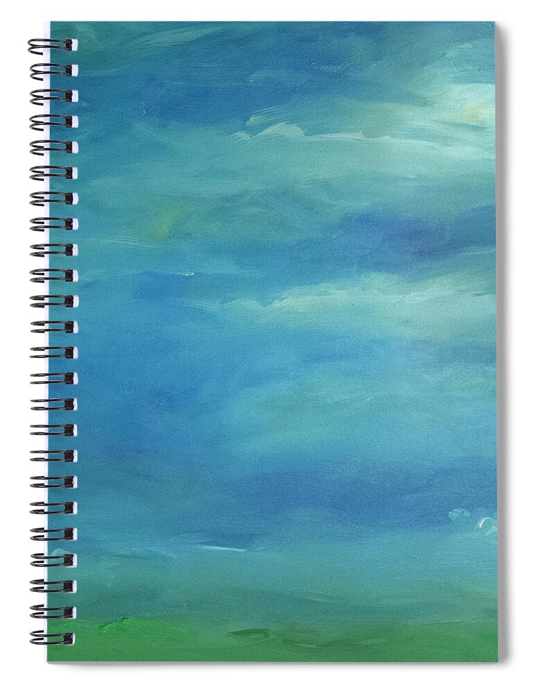 Sky Spiral Notebook featuring the painting Skyscape 617 by Tim Nyberg