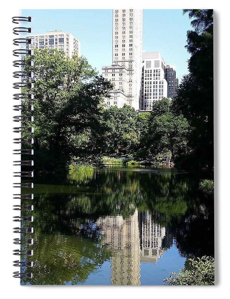 Skyscraper Spiral Notebook featuring the photograph Skyscraper Reflection by Vic Ritchey
