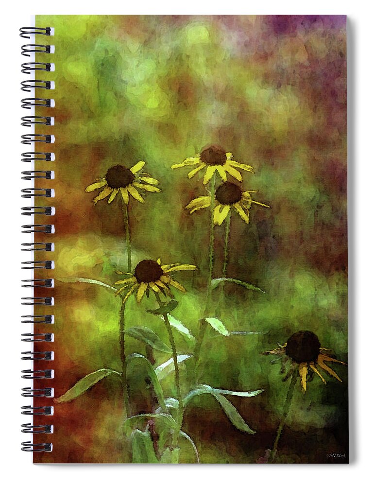 Impressionist Spiral Notebook featuring the photograph Small Relations 3758 IDP_2 by Steven Ward