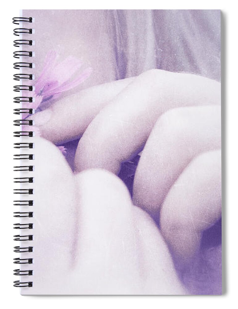 Smelling Spiral Notebook featuring the digital art Smell Life - v07t3 by Variance Collections