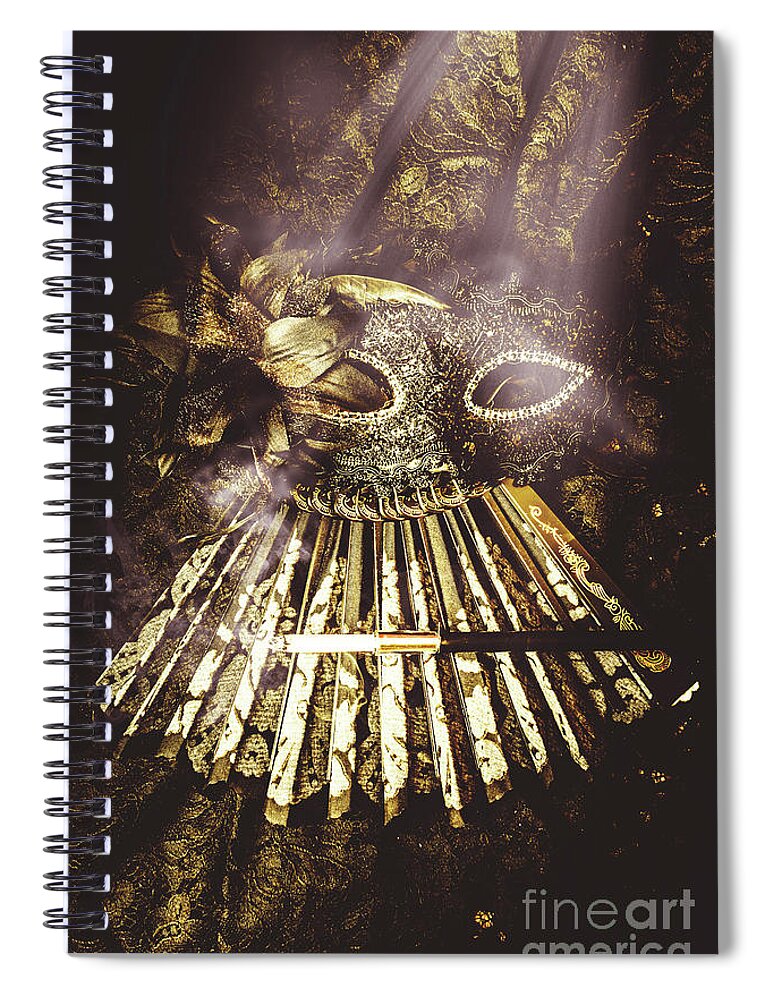 Theater Spiral Notebook featuring the photograph Smoke and theatres by Jorgo Photography