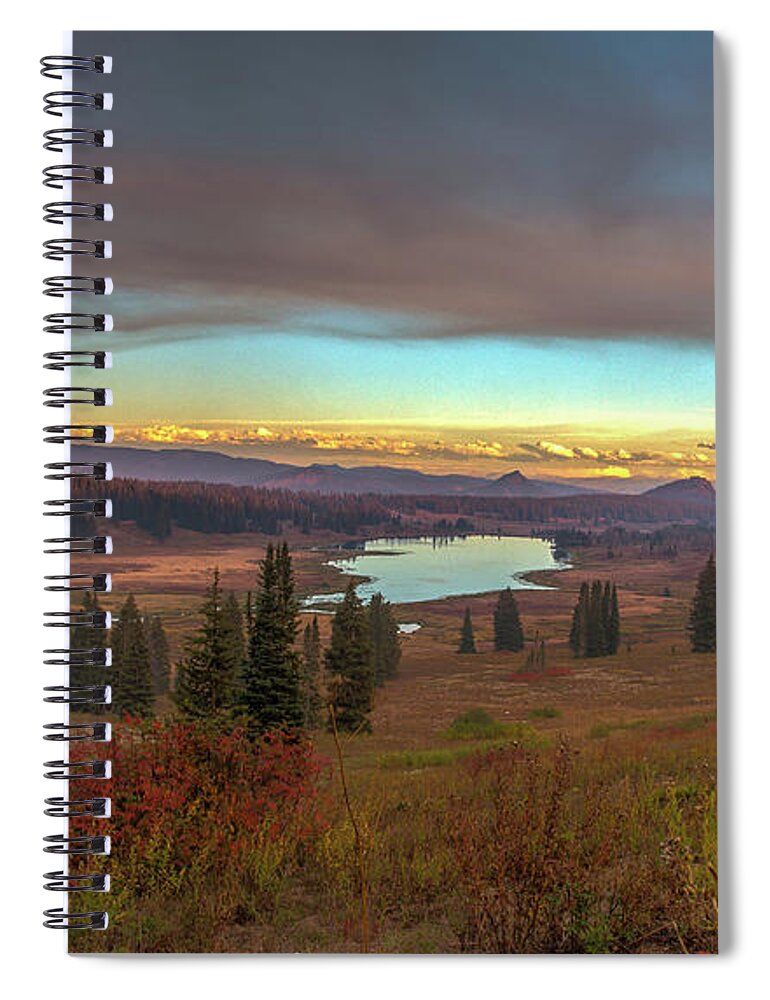 Steamboat Spiral Notebook featuring the photograph Smokey Summer by Kevin Dietrich