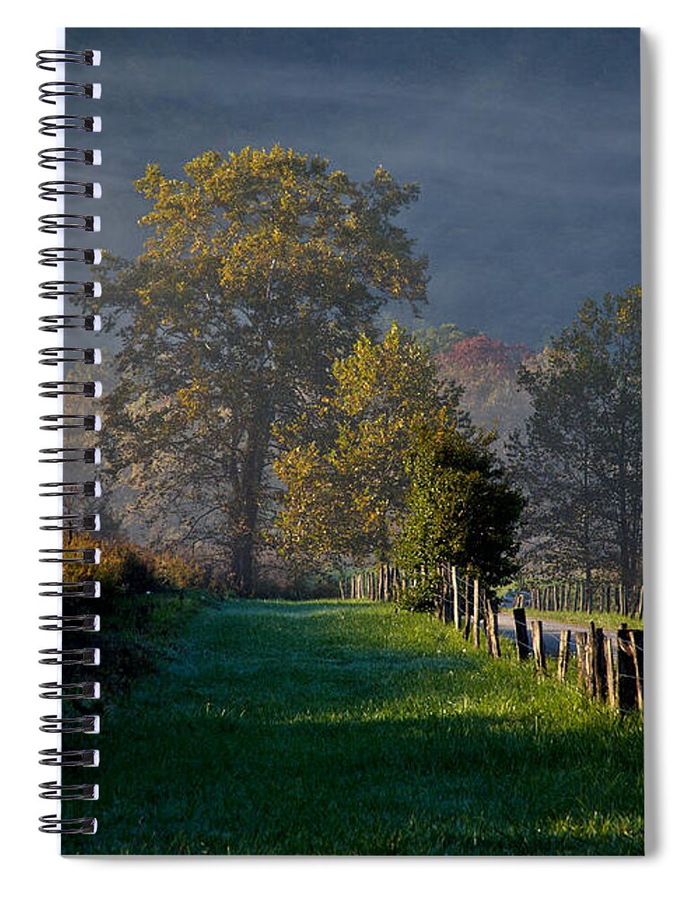 Cades Spiral Notebook featuring the photograph Smoky Mountain Morning by Douglas Stucky