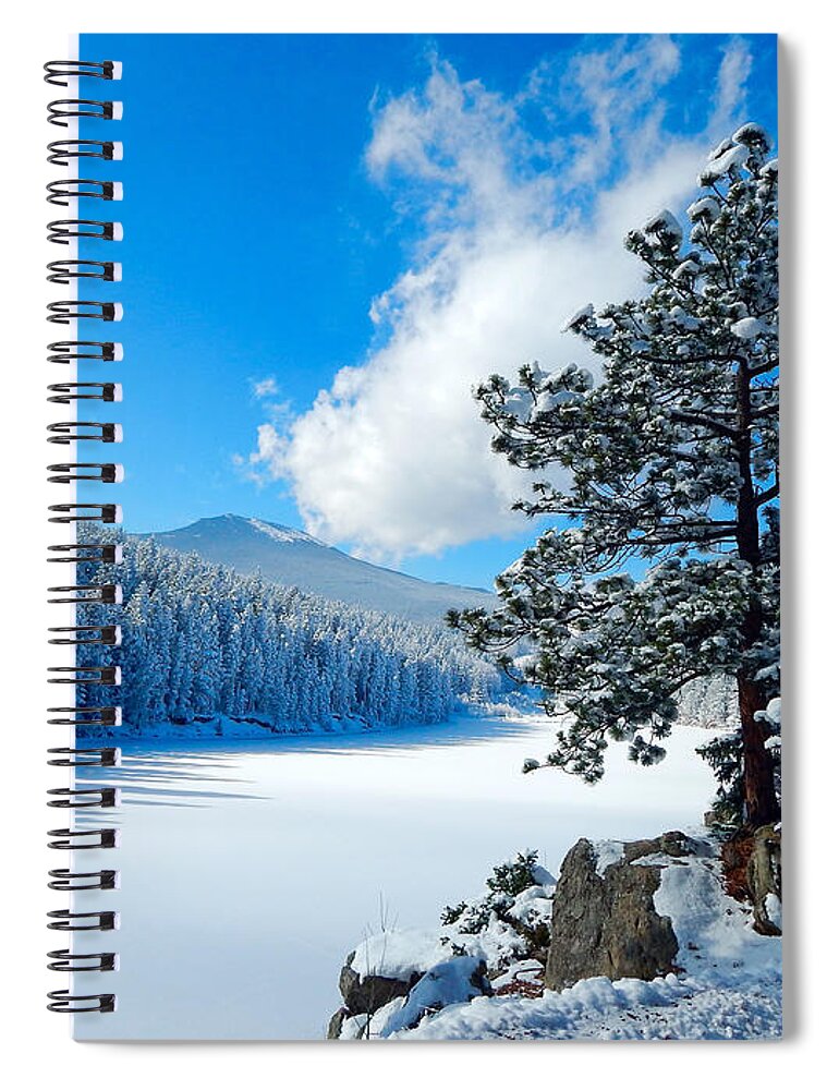 Photography Spiral Notebook featuring the photograph Snow at Beaver Brook by Dan Miller