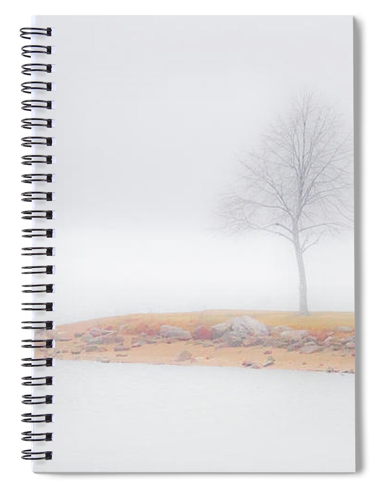 Tree Spiral Notebook featuring the photograph Solitude by Allin Sorenson