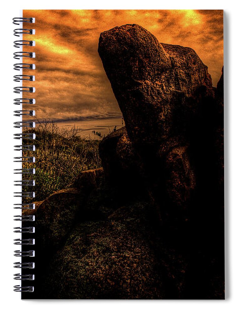 Arizona Spiral Notebook featuring the photograph Sonoran Desert Early Morning by Roger Passman