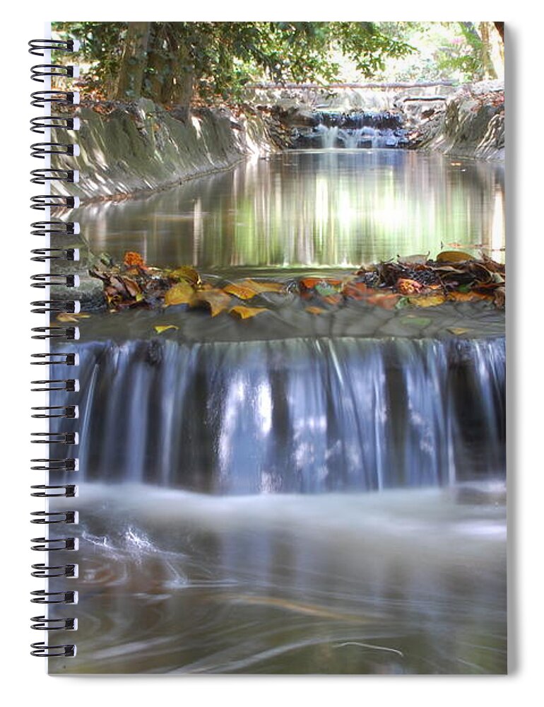 Water Spiral Notebook featuring the photograph Soothing Waters by Amy Fose