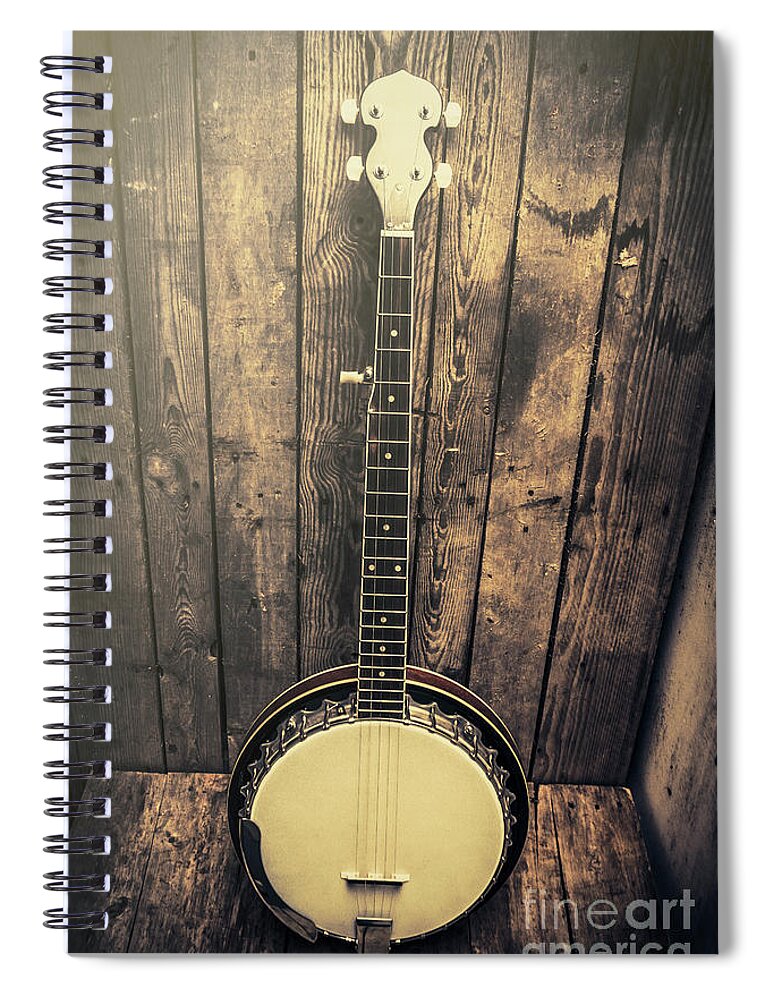 Music Spiral Notebook featuring the photograph Southern bluegrass music by Jorgo Photography