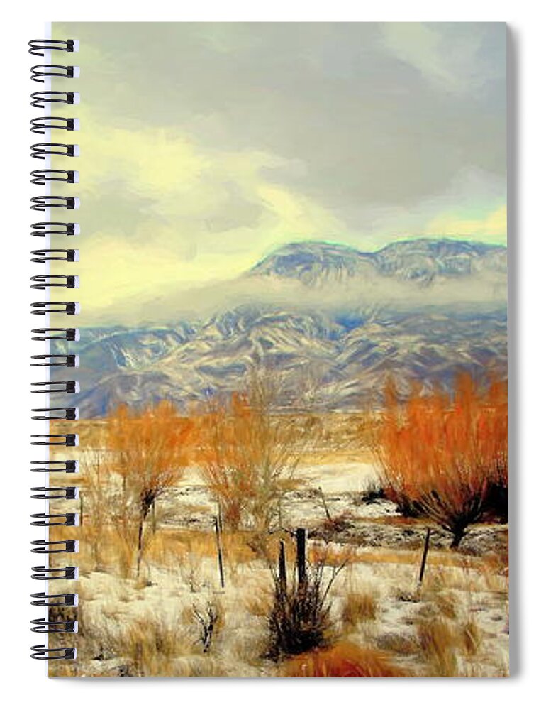 Mountain Spiral Notebook featuring the photograph Southern Interior Vista BC by Kathy Bassett