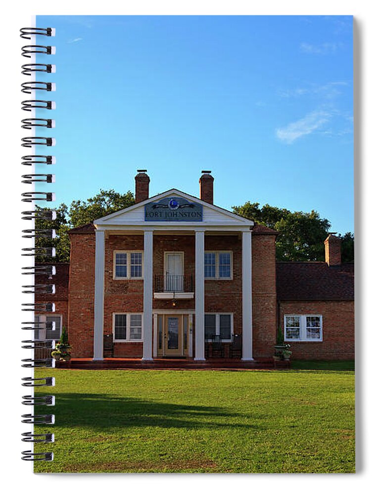 Fort Johnston Spiral Notebook featuring the photograph Southport Fort Johnston by Jill Lang