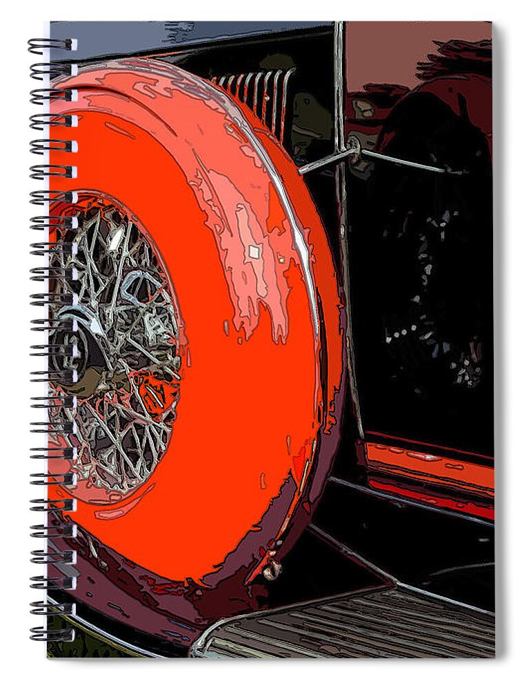 Auburn Spiral Notebook featuring the photograph Spare Me by James Rentz