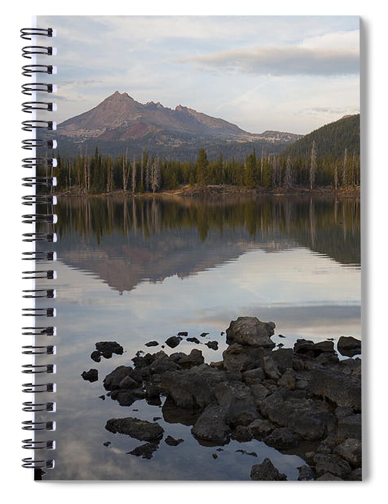 Cascade Range Spiral Notebook featuring the photograph Sparks Afternoon by Idaho Scenic Images Linda Lantzy