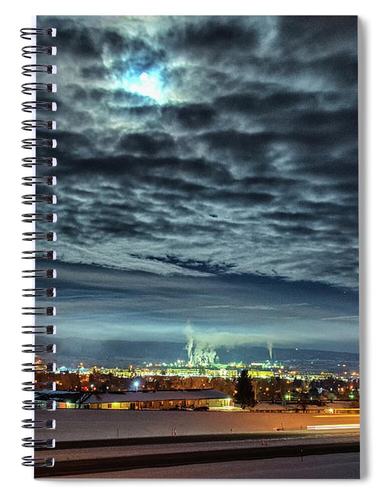 Spearfish Spiral Notebook featuring the photograph Spearfish under the Moon by Fiskr Larsen
