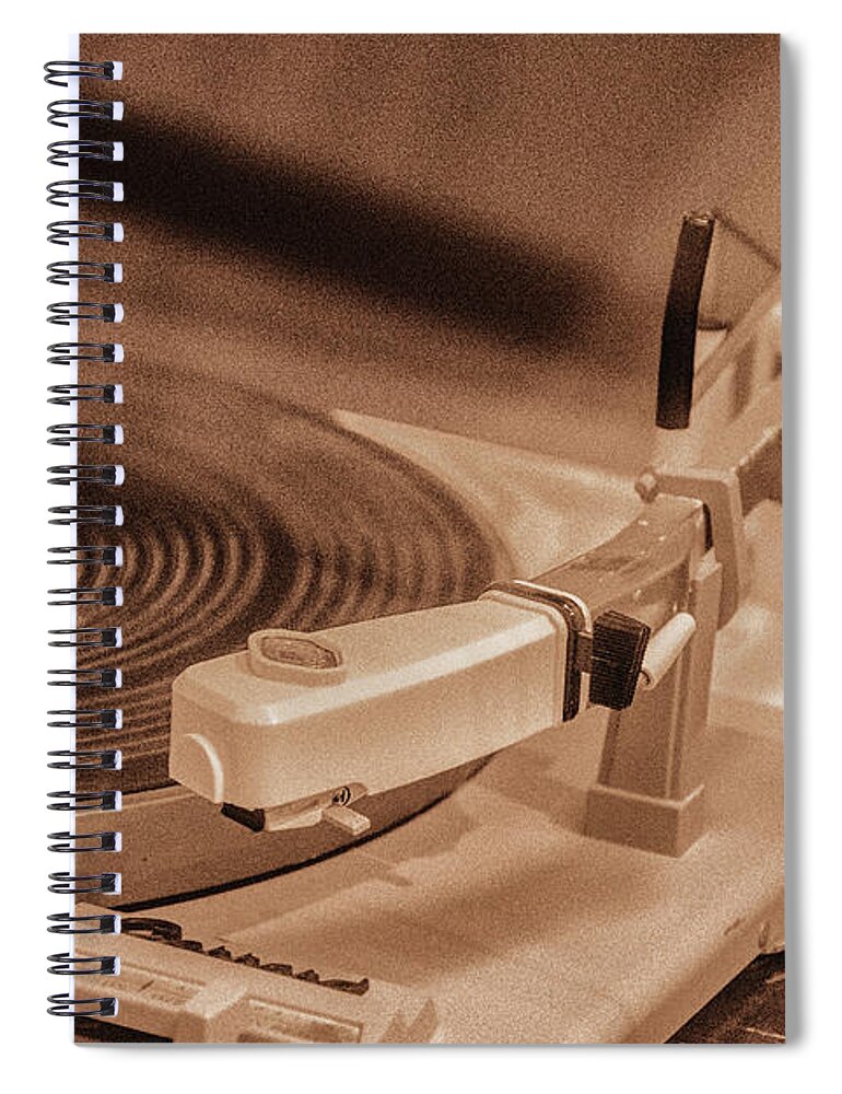 Turntable Spiral Notebook featuring the photograph Spin by Pamela Williams