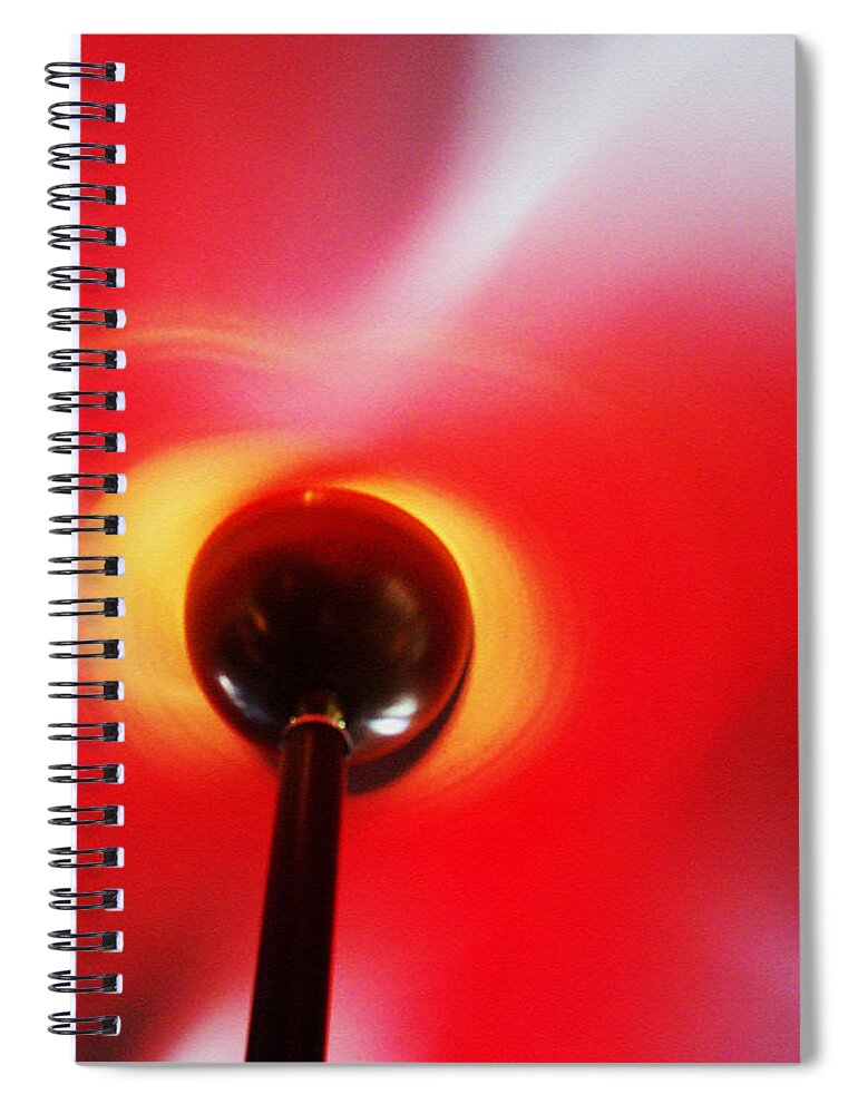 Science Experiment Spiral Notebook featuring the photograph Spinning by Shawna Rowe