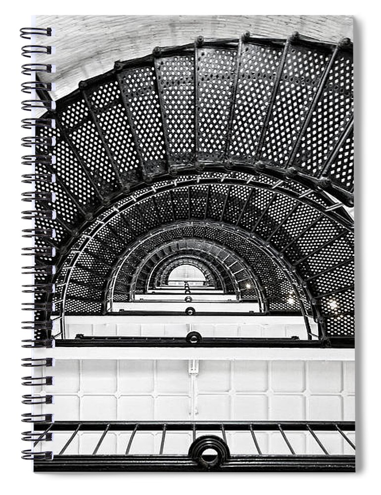 Spiral Spiral Notebook featuring the photograph Spiral Ascent by Janet Fikar