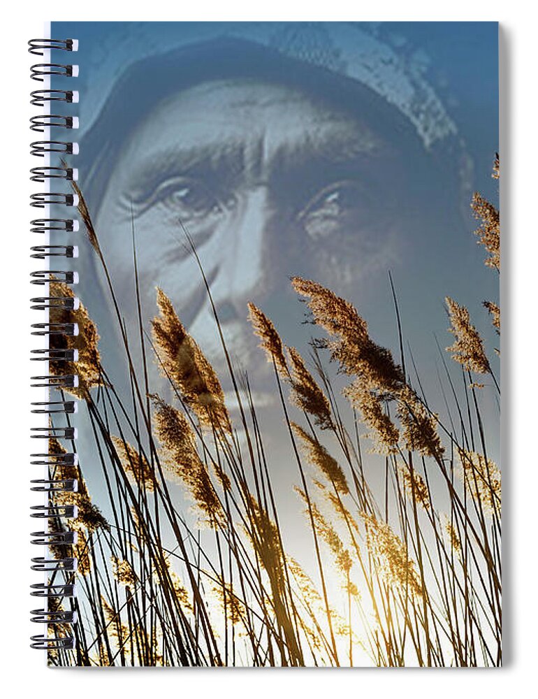 2d Spiral Notebook featuring the photograph Spirit Of The Sun And Earth by Brian Wallace