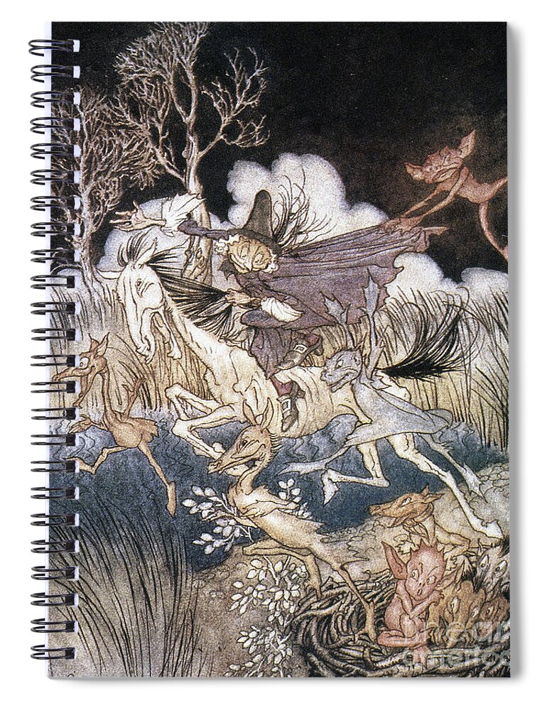 1928 Spiral Notebook featuring the photograph Spirits In Sleepy Hollow by Granger