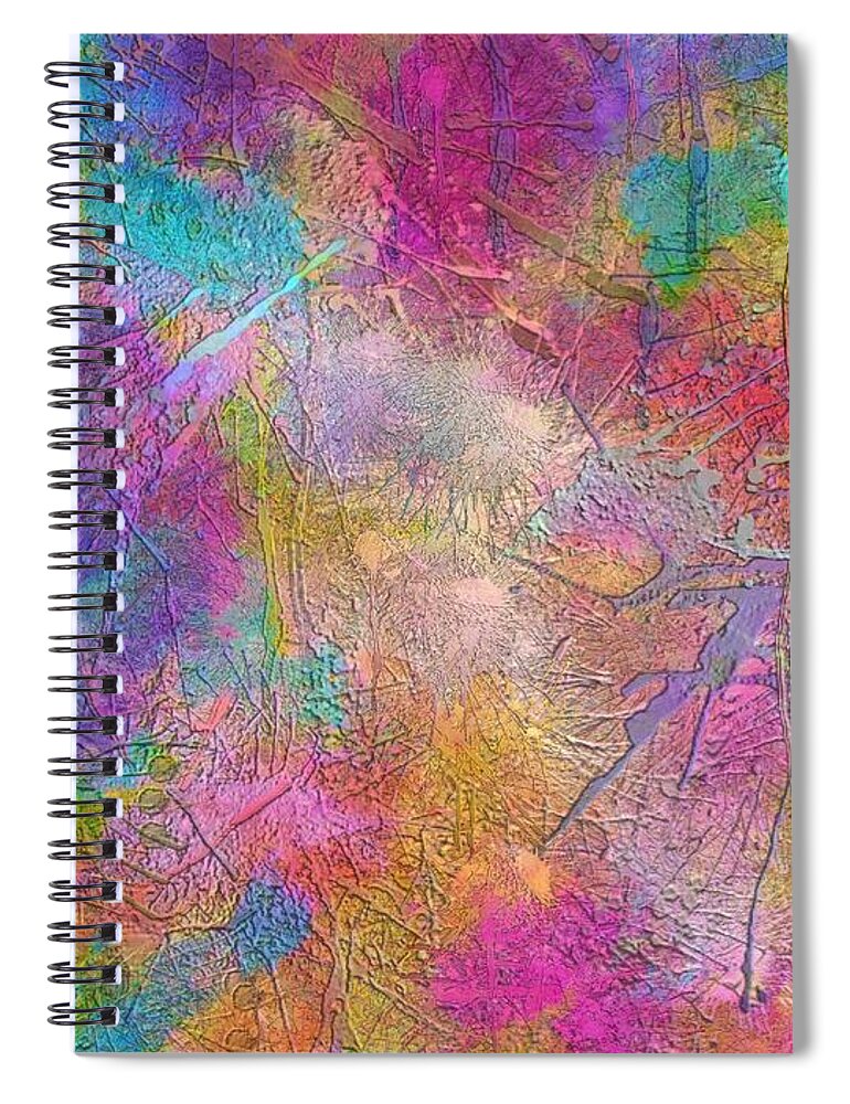 Splash Spiral Notebook featuring the painting Splash by Mark Taylor