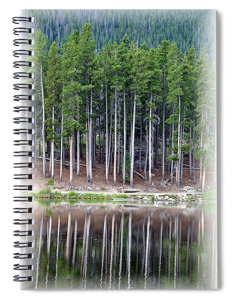 Sprague Lake Spiral Notebook featuring the photograph Sprague Lake 03 by Pamela Critchlow