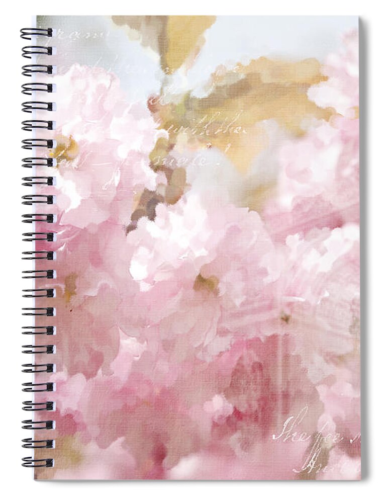 Spring Flowers Spiral Notebook featuring the photograph Spring flower in Paris by JBK Photo Art