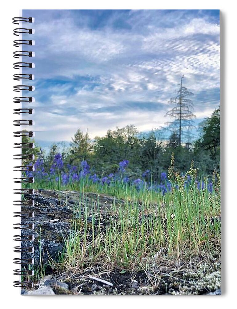 Sky Spiral Notebook featuring the photograph Spring Sky by Brian Eberly