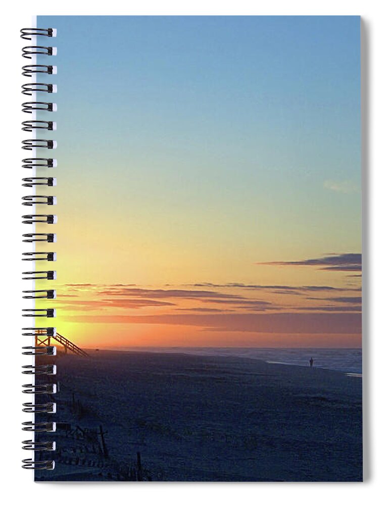 Seas Spiral Notebook featuring the photograph Spring Sunrise I I by Newwwman