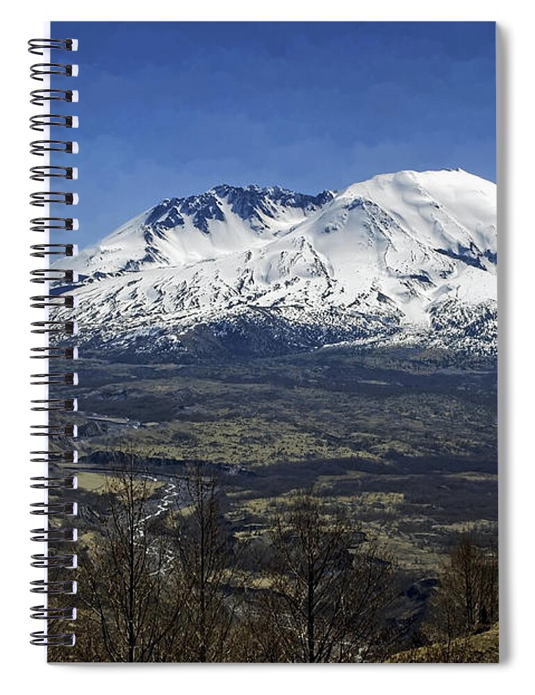 Spring At St.helens.toutle River Spiral Notebook featuring the photograph Springtime at St. Helens by Tikvah's Hope