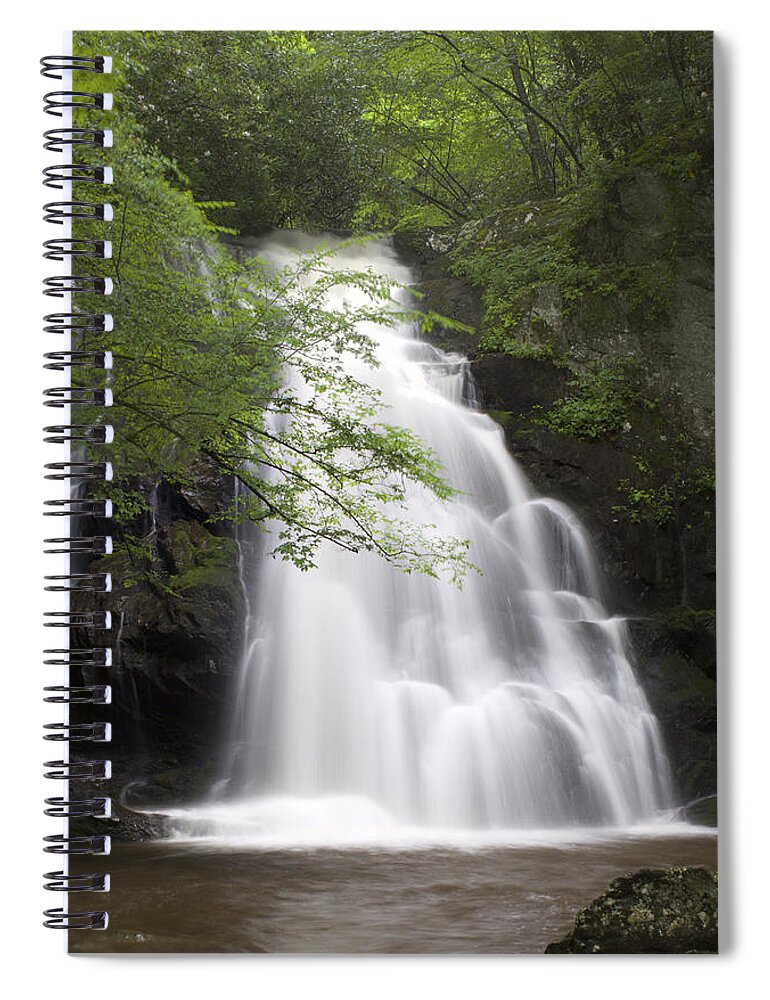 Art Prints Spiral Notebook featuring the photograph Spruce Flats Falls by Nunweiler Photography