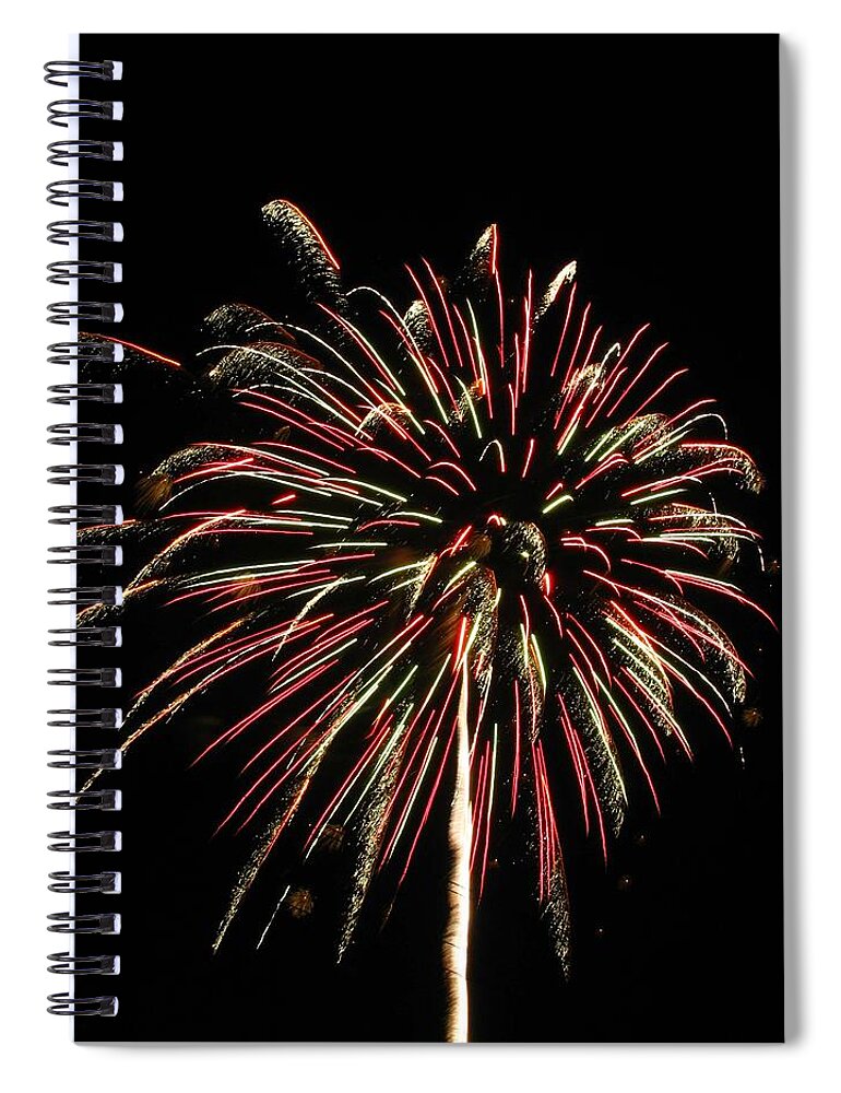 Fireworks Spiral Notebook featuring the photograph Squiggles 30 by Pamela Critchlow