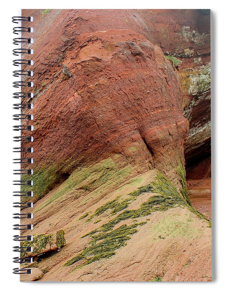 New Brunswick Spiral Notebook featuring the photograph St. Martins New Brunswick by Holly Ross