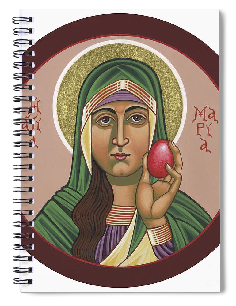 St Mary Magdalen Preaches To Pontius Pilate Spiral Notebook featuring the painting St Mary Magdalen Preaches to Pontius Pilate 292 by William Hart McNichols