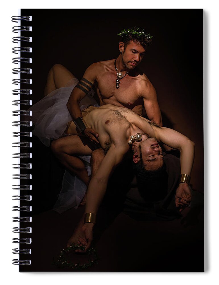 Sergius Spiral Notebook featuring the photograph St. Sergius and St. Bachus by Rick Saint