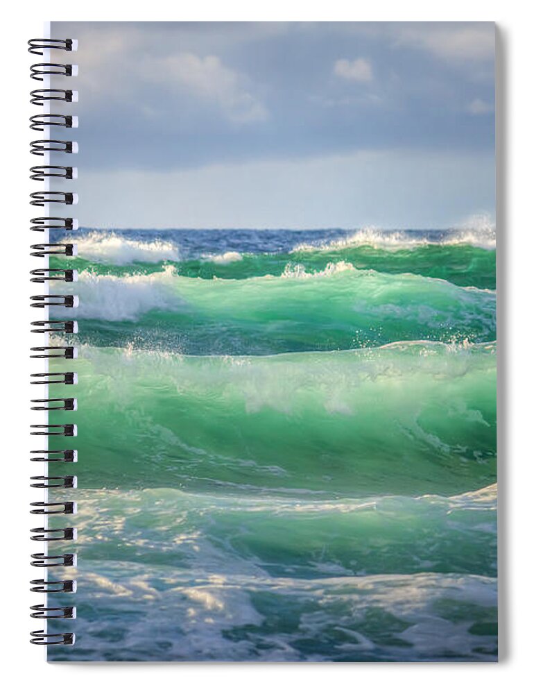 Seascape Spiral Notebook featuring the photograph Stacked 0014 by Kristina Rinell