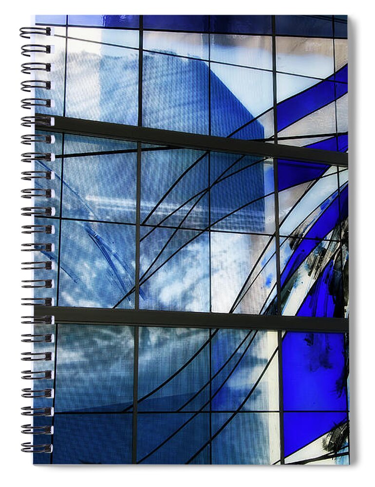 Stain Spiral Notebook featuring the photograph Stained Glass by Jill Lang