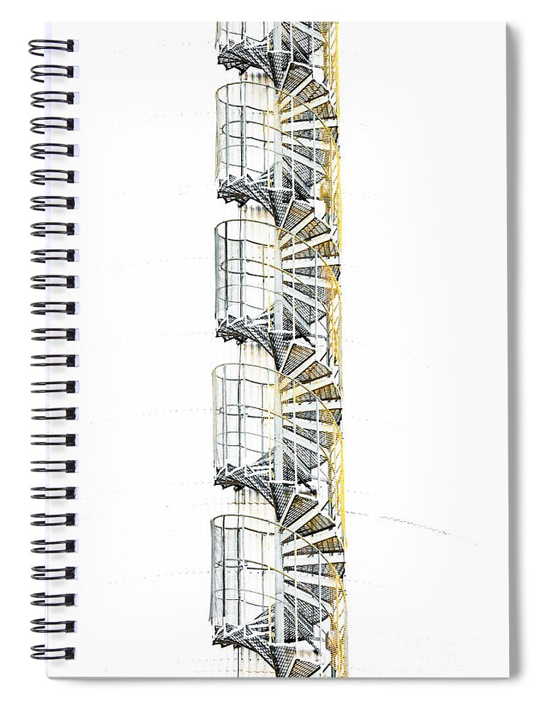 Stairway To Heaven Spiral Notebook featuring the photograph Stairway to heaven by Torbjorn Swenelius