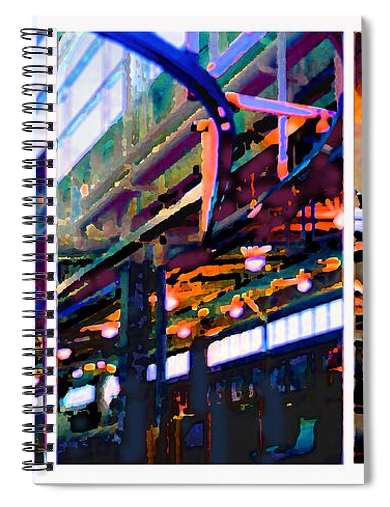 Abstract Spiral Notebook featuring the photograph Star factory by Steve Karol
