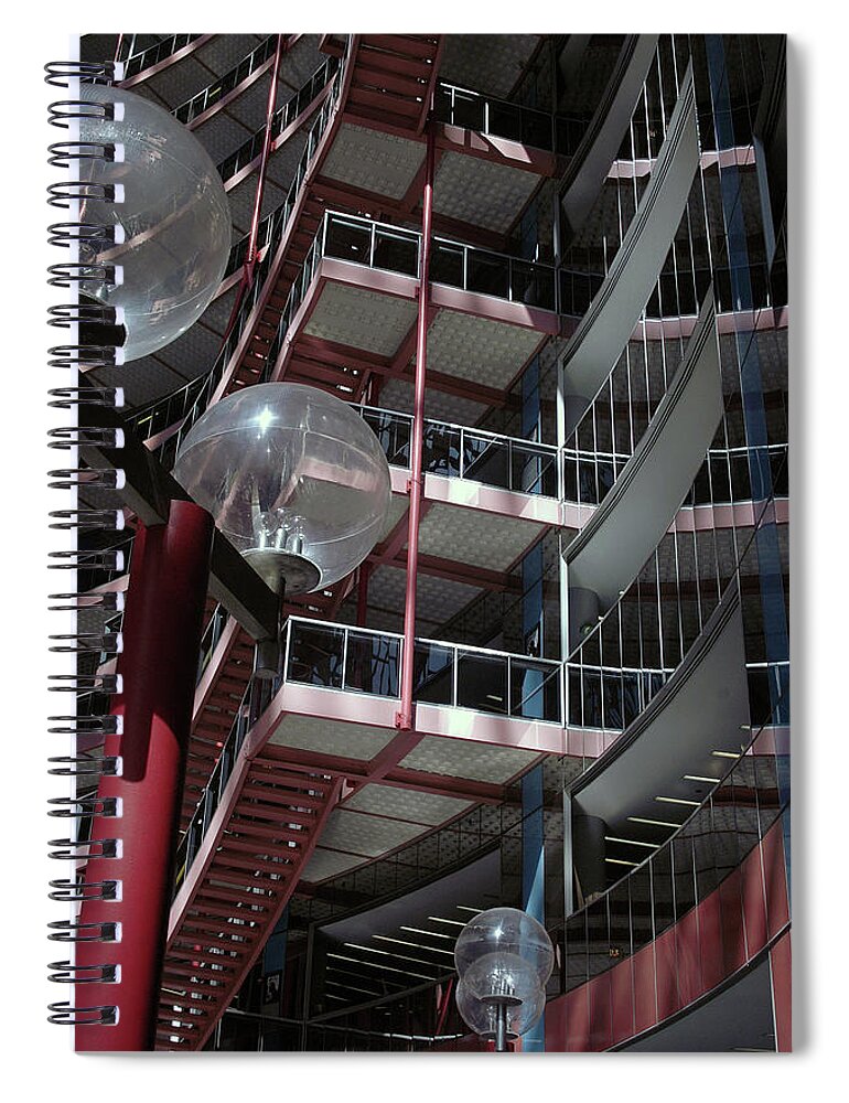 State Of Il Building Spiral Notebook featuring the photograph State of the State by Kerry Obrist