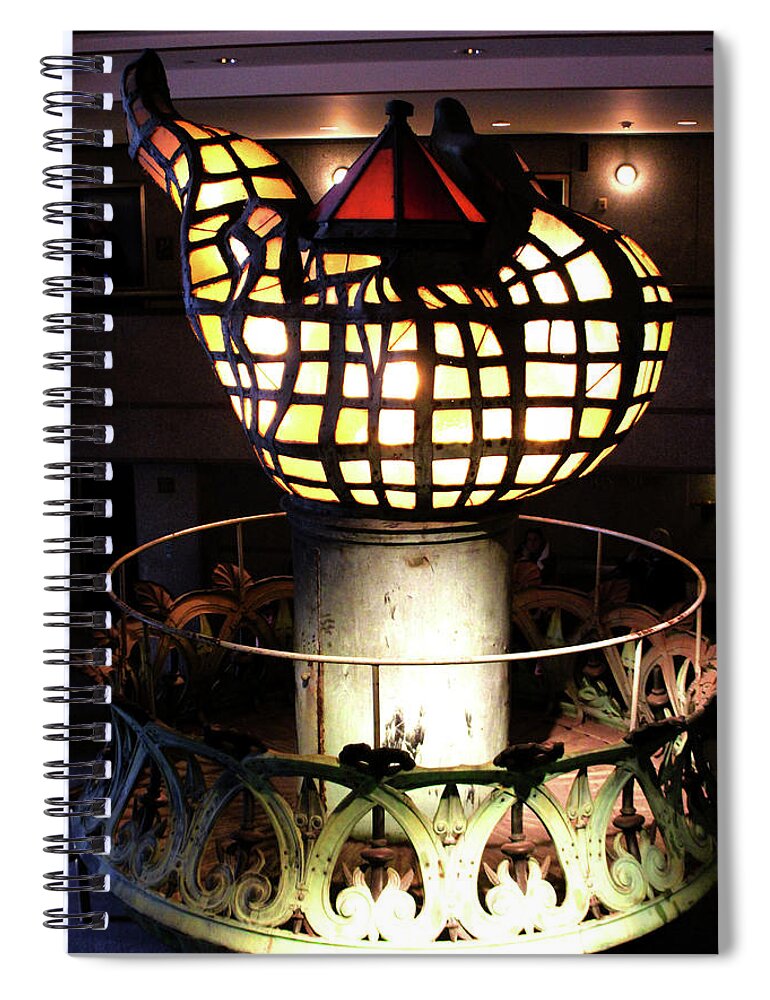 Statue Of Liberty Spiral Notebook featuring the photograph Lady Liberty's Original Torch by Doc Braham