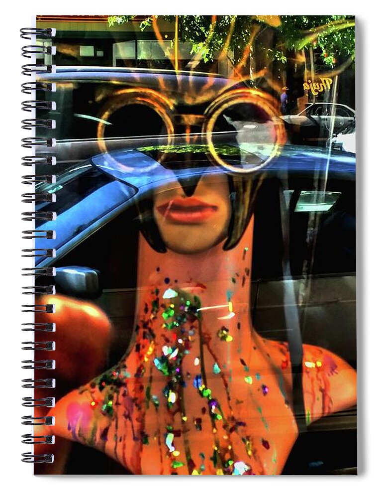 Newel Hunter Spiral Notebook featuring the photograph Stealth Mode by Newel Hunter
