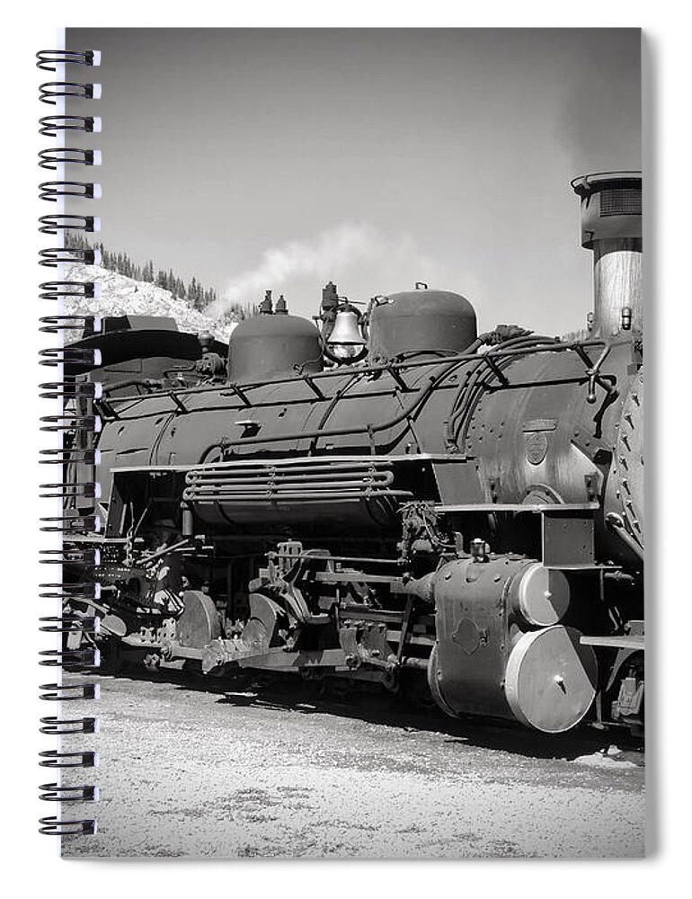 Home Spiral Notebook featuring the photograph Steam Engine 480 by Richard Gehlbach