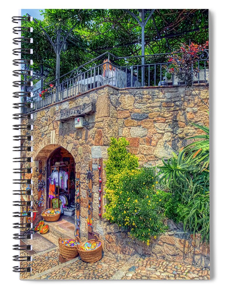 Spain Spiral Notebook featuring the photograph Step into Spain by Nadia Sanowar