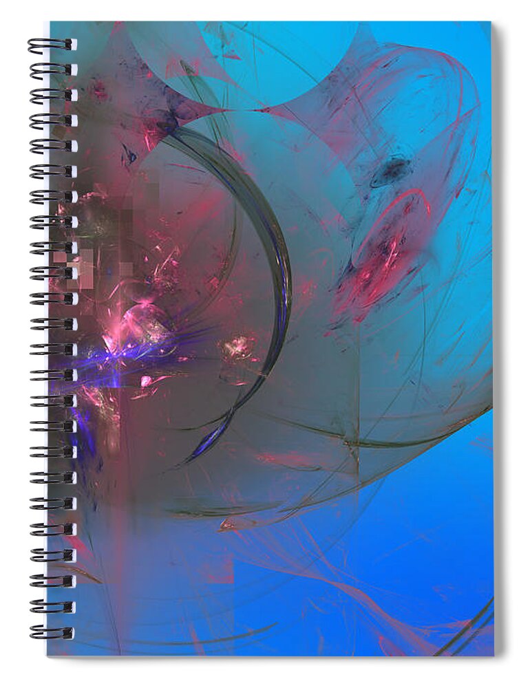 Art Spiral Notebook featuring the digital art Step Into Your Light by Jeff Iverson