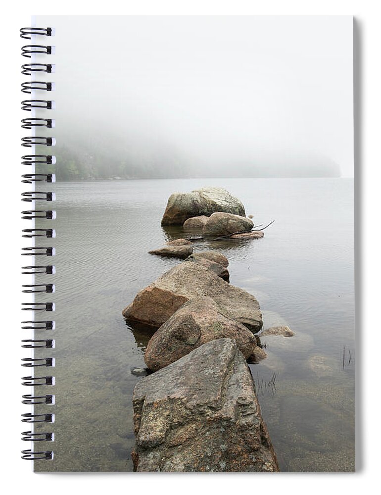 Rocks Spiral Notebook featuring the photograph Stepping into the Unknown by Holly Ross