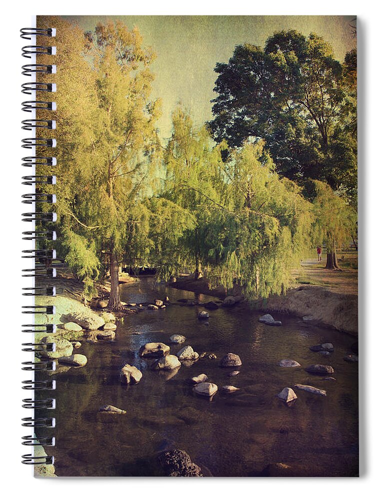 Landscapes Spiral Notebook featuring the photograph Stepping Stones to My Heart by Laurie Search