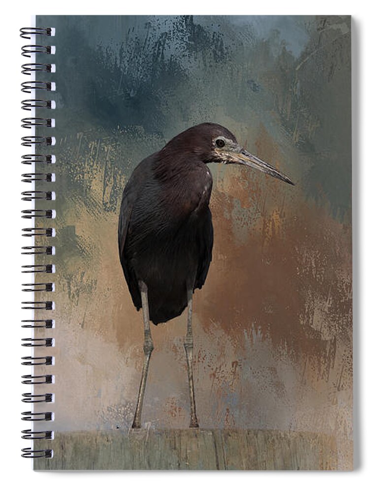 Egret Spiral Notebook featuring the photograph Stilt Legs by Kim Hojnacki