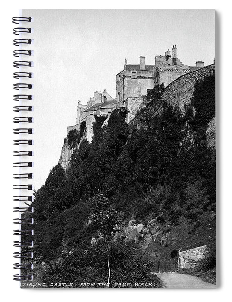 James Valentine Spiral Notebook featuring the photograph Stirling Castle by Lee Santa