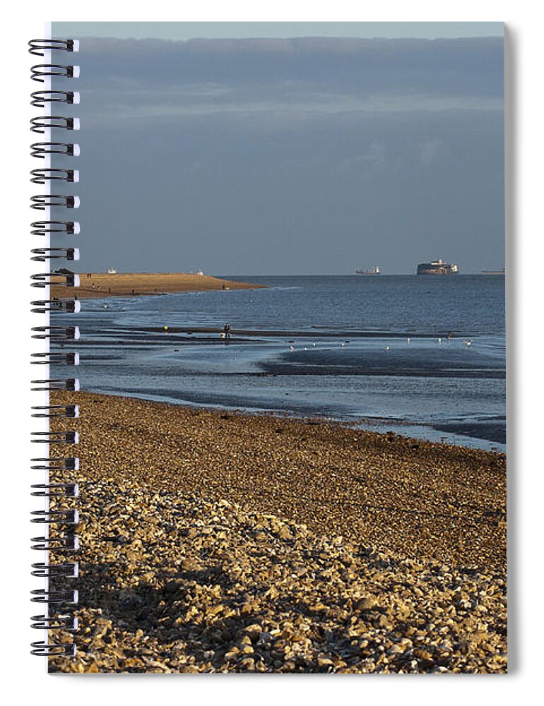 Stokes Bay Spiral Notebook featuring the photograph Stokes Bay England by Terri Waters