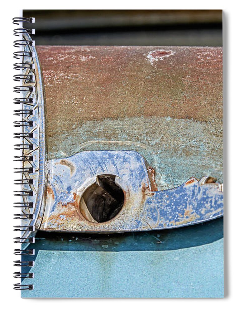Thunderbird Spiral Notebook featuring the photograph Stolen Thunderird by LeeAnn McLaneGoetz McLaneGoetzStudioLLCcom